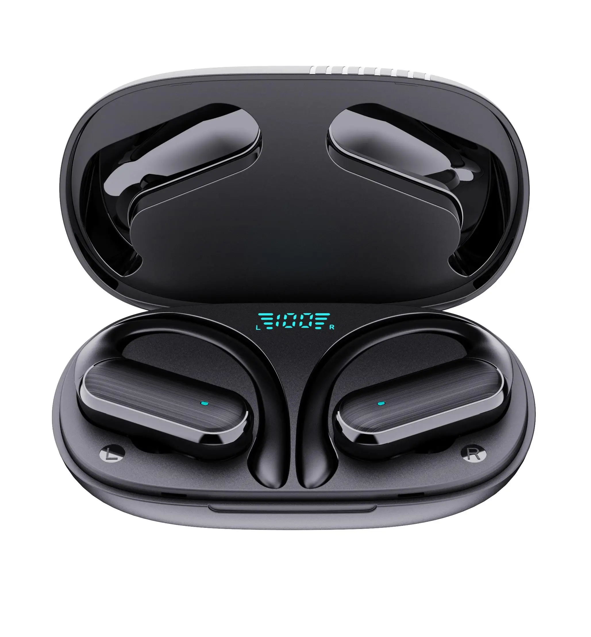 BOSECXT A520 Wireless Business Headphone Ear-Hook HIFI Bass Noise Cancelling Earphone With Mic Earbuds Sport Game Headset New view 6