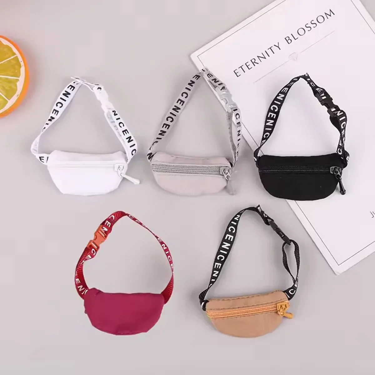 Für Labubu Puppen Umhängetasche DIY Spielzeug Taille Taschen Nette Plüsch Puppe Zubehör Kinder Spielzeug Mode Zubehör