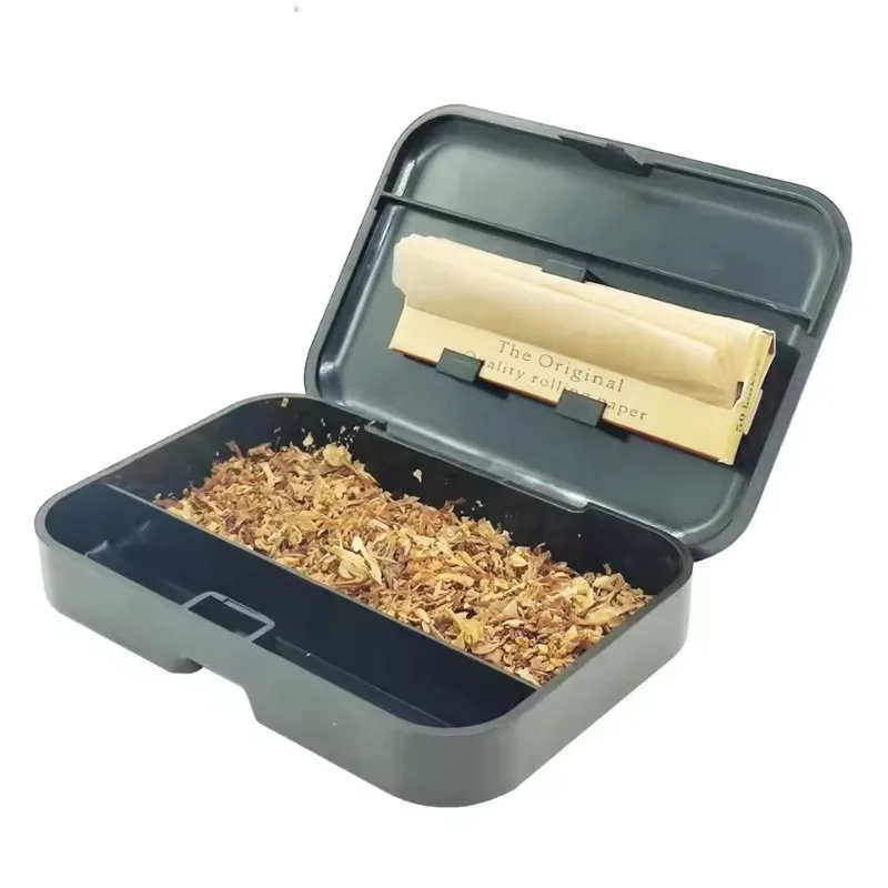 Portable Plastic Cigarette Case Tobacco Box 110mm Rolling Cone Paper Herb Storage Smoking Accessories For Men