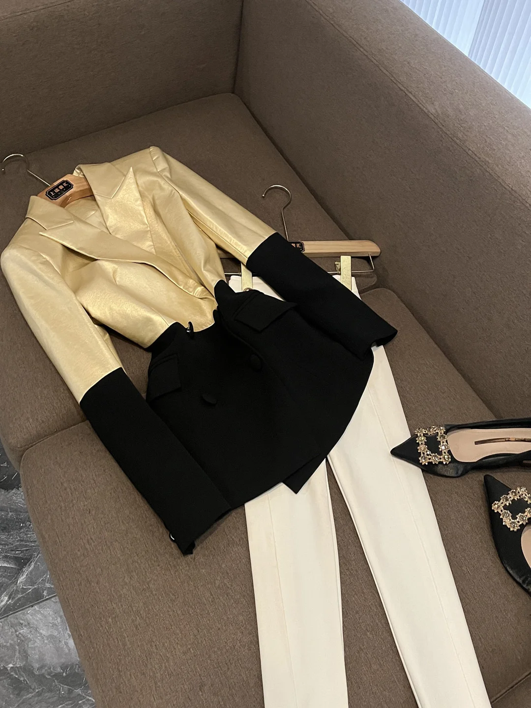 

Облегающий женский костюм Jaet, новинка 2024, европейский дизайн, сенсационный вечерний топ X293 Long Sve