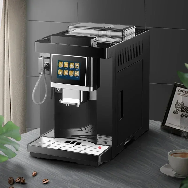 Pump TFT 3.5inch bean to cup ground coffee home household office espresso coffee machine Hot sales