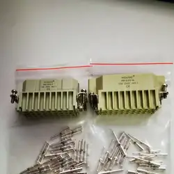 Cold-pressed 25-pin HDC-HD-025M/F connector plug-in And the base shell
