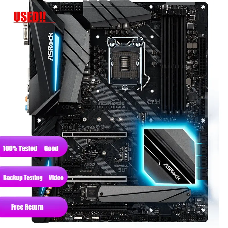 ASRock Z390 Extreme4 Original  Desktop 1151 Motherboard Z390 Socket LGA1151 DDR4 SATA3 USB3.0 M.2