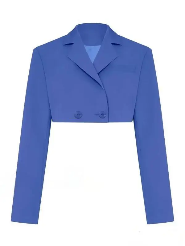 

YYAHAHAS Women's Double Breasted Blazer Set High Waist Pleated Mini Skirt 2-Piece Suit Office Lady
