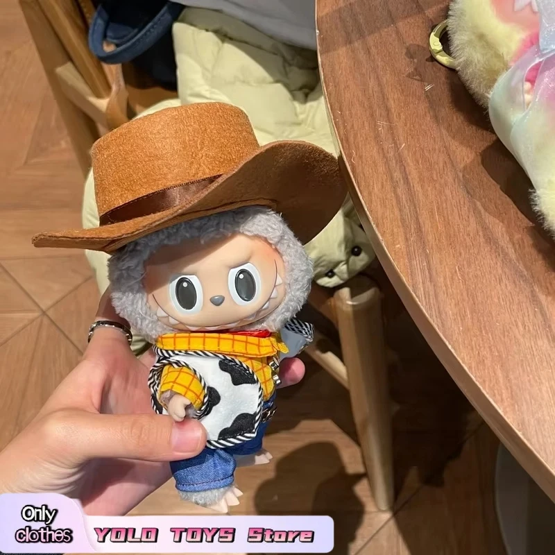 

Labubu V1 V3 Doll Clothes Anime Figures Diy Baby Clothes Dolls Cute Pendants Decorative Accessories Gift Customized