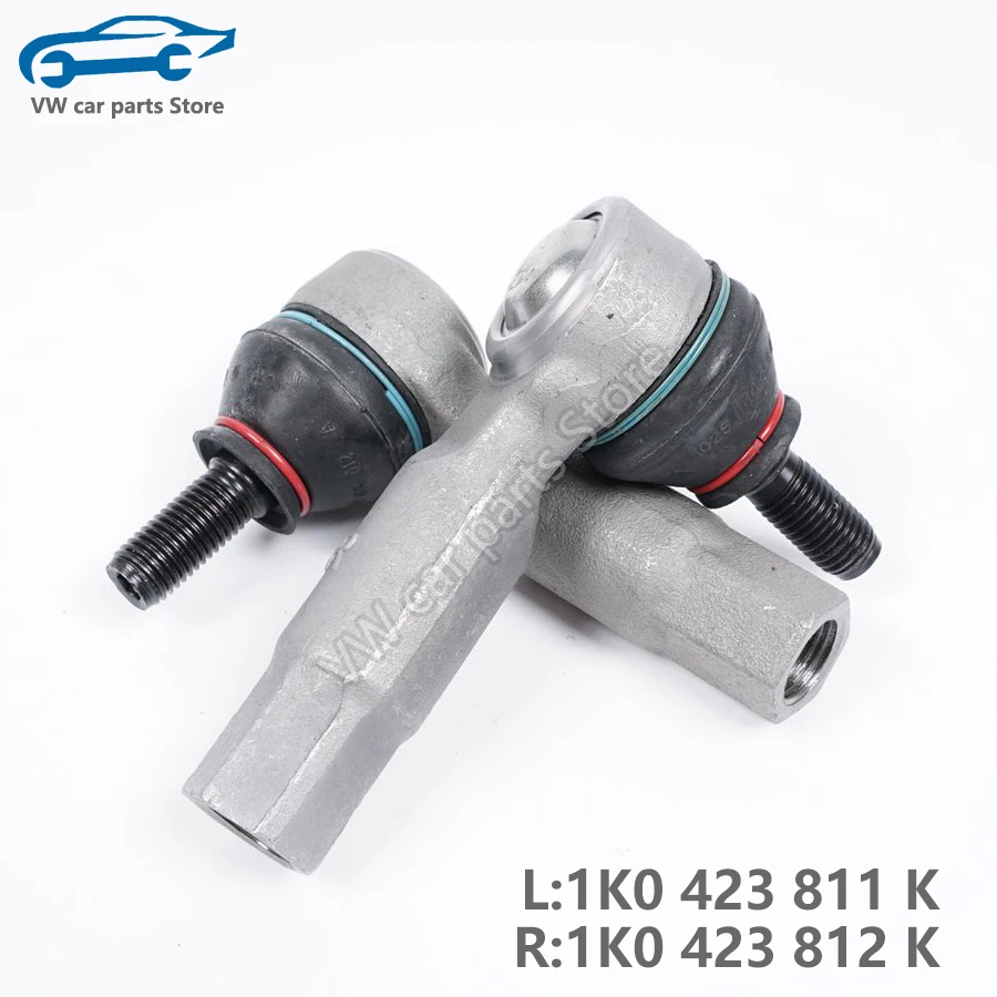 2PCS 1K0423811J 1K0423812J Steering gear Tie Rod BallJoint For PQ35 VW Golf MK6 GTI Tiguan Touran Passat CC Sciricco 1K0423811E