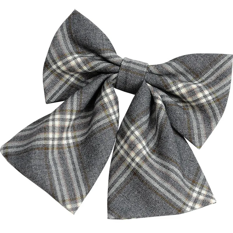 Lazy JK Ties Women Plaid Neck Tie Girls Japanese Style for Plaid Boys Uniform Cute Necktie School Girls Uniform Accessories Tie