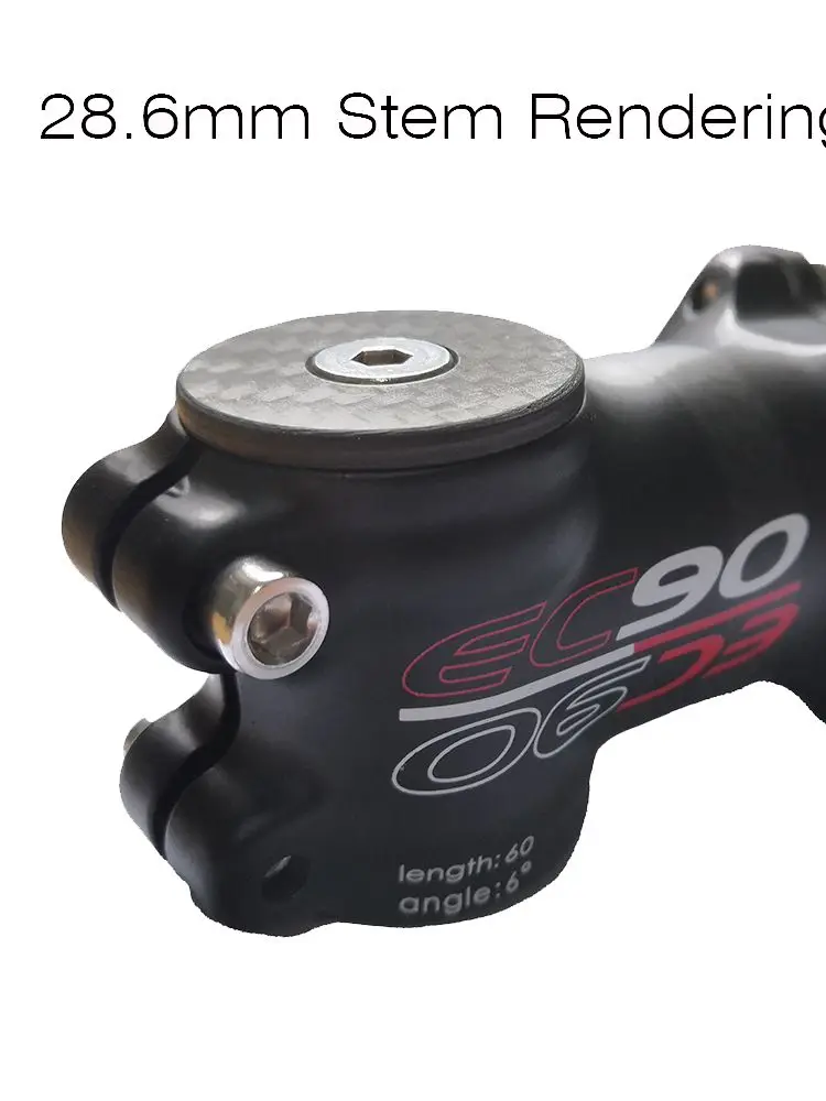 AliExpress BALUGOE Bicycle Headset carbon top Cap Carbon Fiber Bike Stem 28.6mm 1 1/8" Steerer Fork Tube Headset Cap Cover