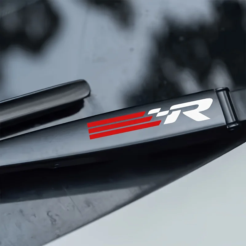 

1Set Premium R-Print Car Wiper Sticker Matte Vinyl Decal Self-Adhesive Scratch-Proof for Auto Windshield & Body
