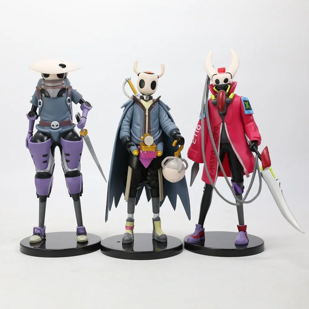 16cm 홀로우 나이트 갓즈 나이트메어즈 애니메이션 게임 피규어 나이트 액션 피규어 호넷 피규어 수집용 모델 인형 장난감 선물