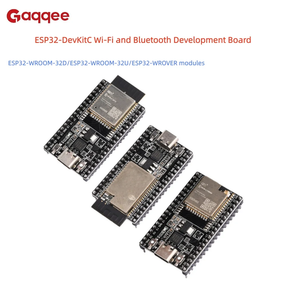 yZ[zESP32-DevKitC Wi-Fi Bluetooth J{[hAWROOM-32D/32U WROVER W[ځAType-C C^[tF[XA38 s