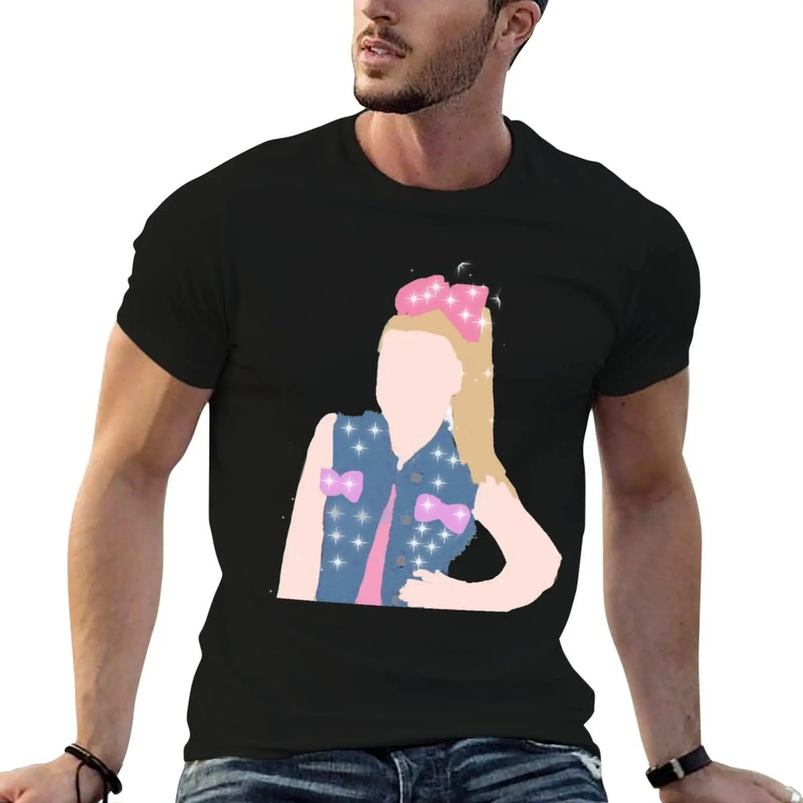 

JoJo siwa drawing T-Shirt t shirts for man pack white anime t shirts oversize T-Shirt