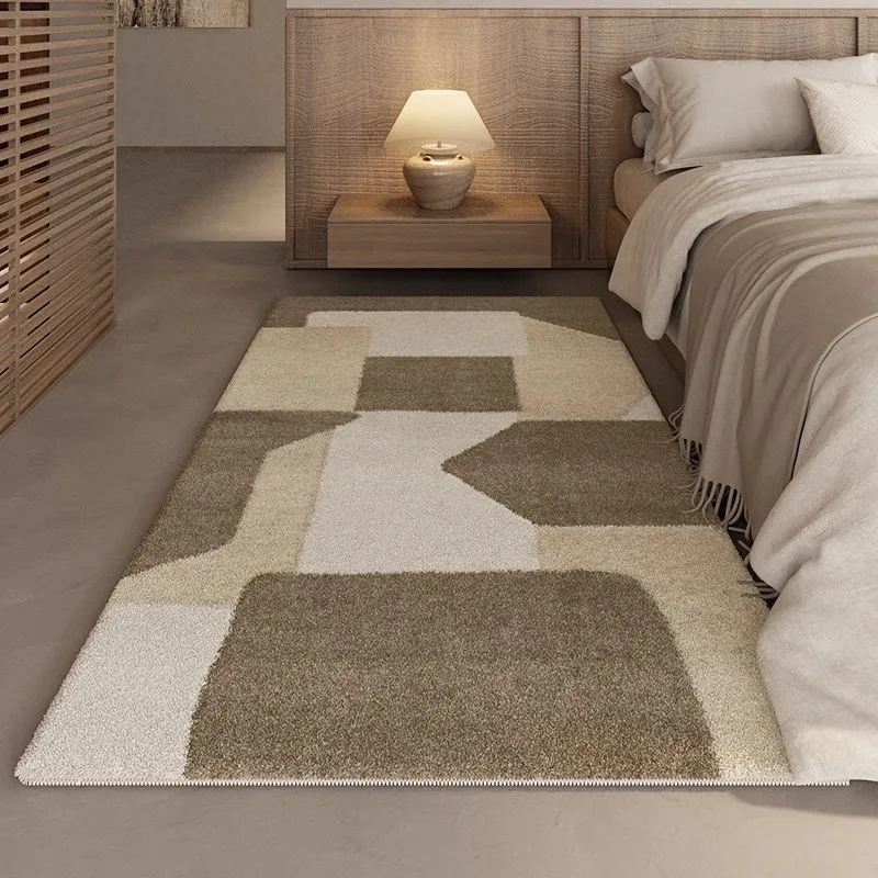 Floor Mats For Bedroom Bedside Carpet For Living Room Home Decoration Foot Mat Soft Plush Minimalism Rug 카페트 Alfombra Dormitorio view 4