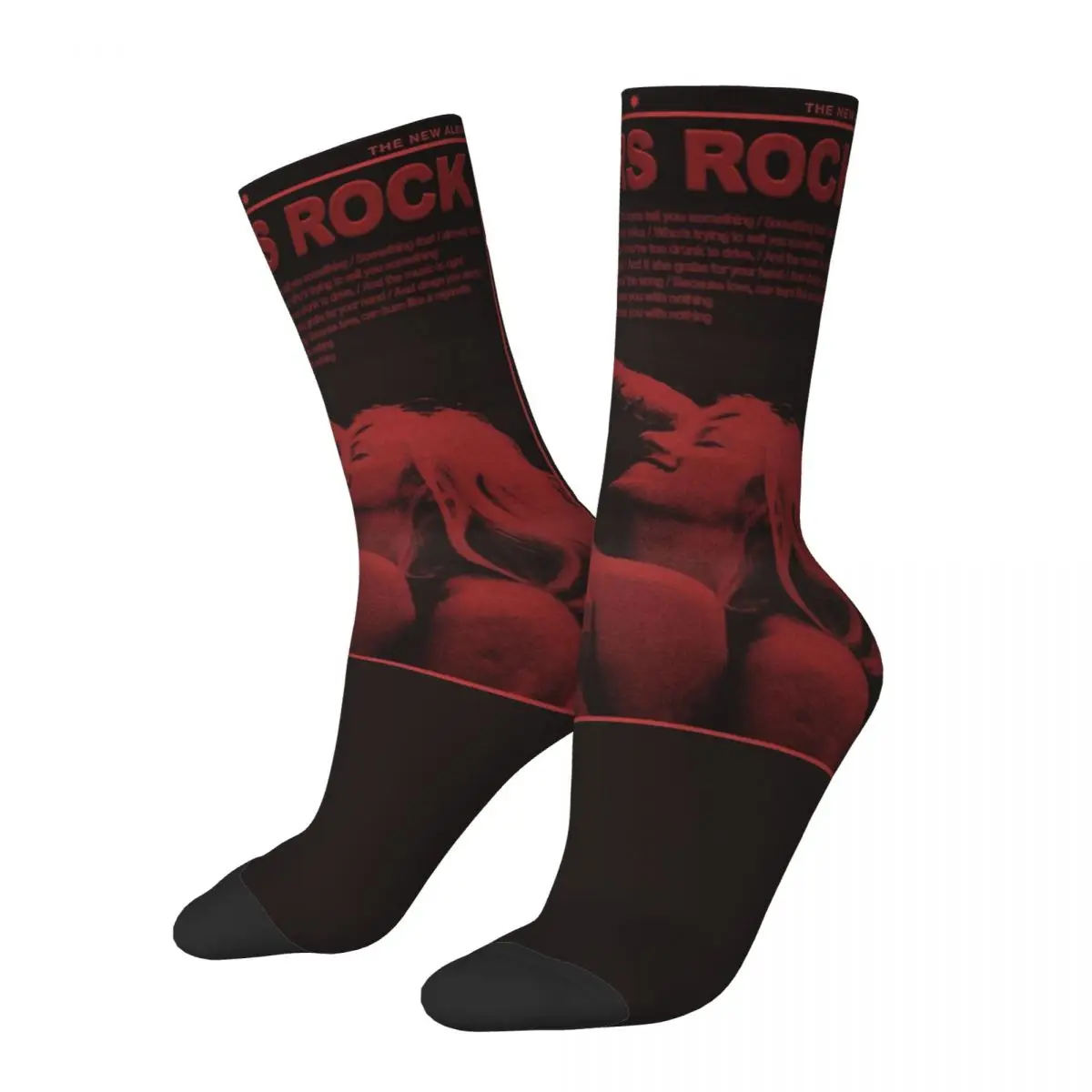 TV-Mädchen Liebhaber Rock Thema Design die ganze Saison Socken Merch für weibliche gemütliche Strümpfe