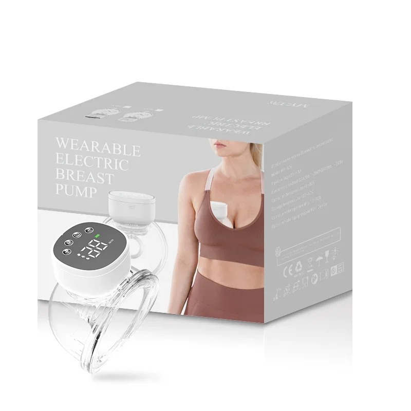 2023 New Arrival 180ML BPA Free 3 Modes 9 Levels Portable Wireless Hands Free Electric Wearable Breast Pump