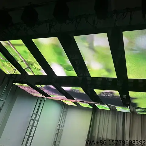Best Price Dmx 3d Led Lifting Kinetic Led Display Screen System Winch Led Screen Kinetic Light