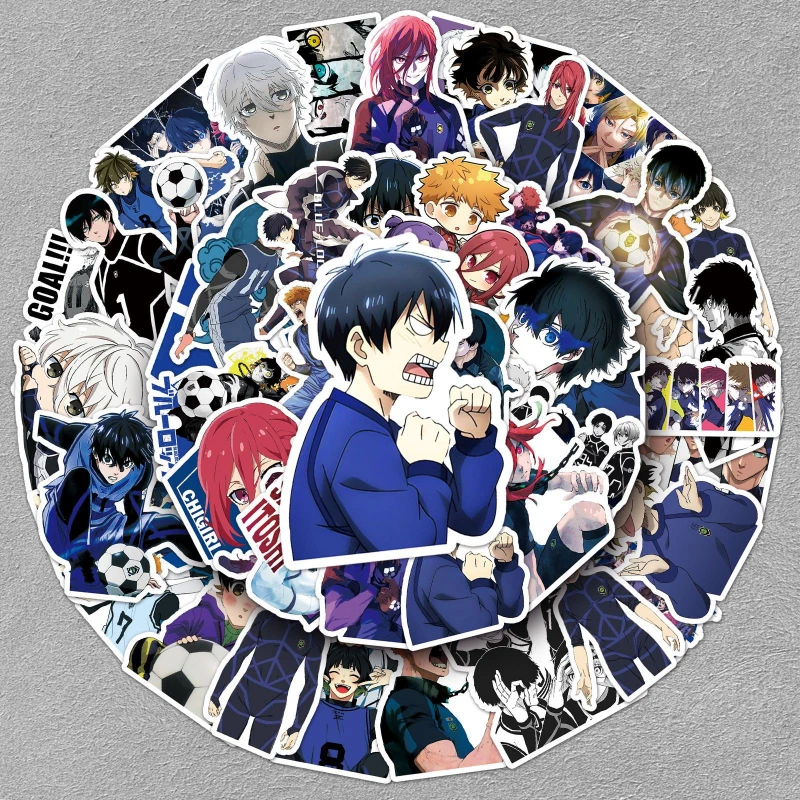 50/30/10PCS Isagi Yoichi Chigiri Hyōma Nagi Toshirō Popular Anime Notebook Computer Cup Notebook Decoration Waterproof Sticker