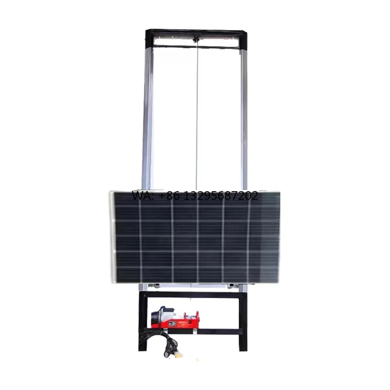 

AC Power Roofing Ladder Hoist Shingle Elevator for Carrying Glass Window Solar Panel
