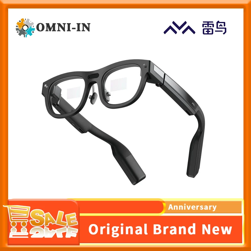 RayNeo X2 smart AR glasses, wireless full-color XR glasses, translation, navigation, quick photo taking, Bluetooth