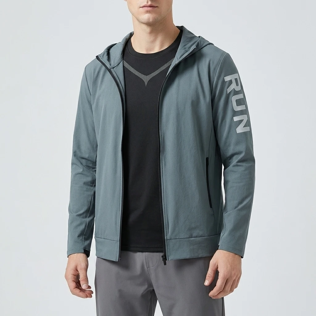 

Fitness Full Set Suit Tracksuit for Marathon Training Cycling Jogging, Men Running Set Gym Sportswear 4-Piece Breathable Gear