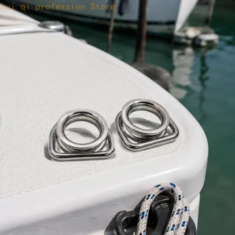 Terrassen-Sonnensegel-Hardware, Edelstahl-Kausch-Eck-D-Ringe, 2-teiliges Set für Außenabdeckungsverbindungen, verwenden Sie H8WE – Detail 9