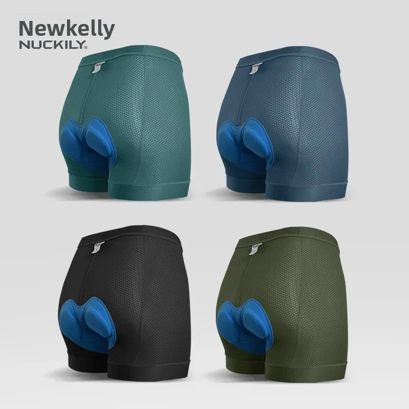 

NUCKILY Men Women Cycling Underwear Shorts 3D Padded Breathable Quick Dry Anti-Chafing for Road Mountain Bike