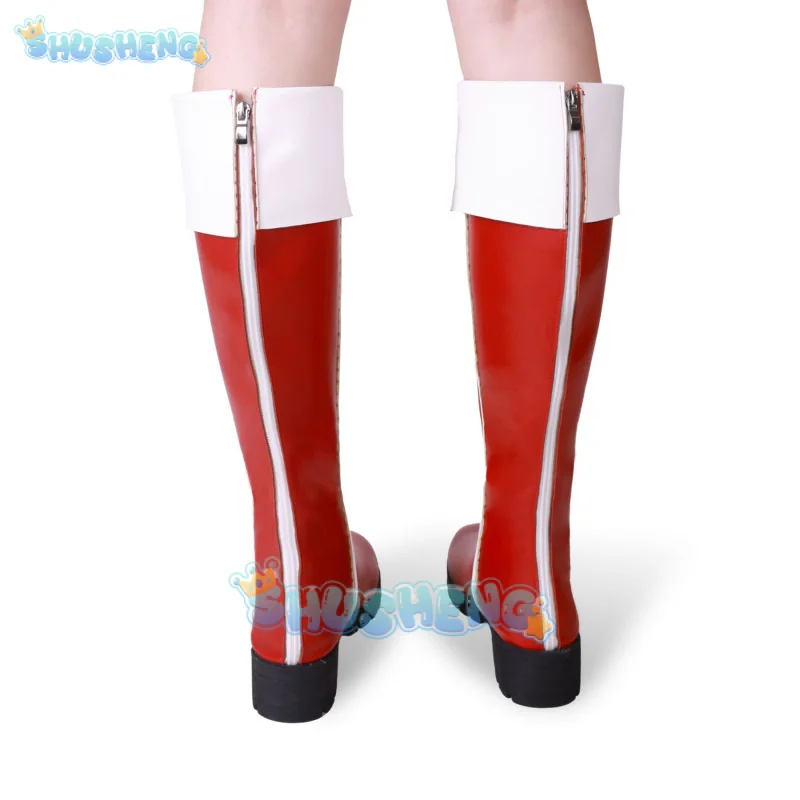 أحذية أنيمي كوسبلاي من Puella Magi Madoka Magica ، دعامة ساكورا كيوكو ، أحذية كرنفال الهالوين