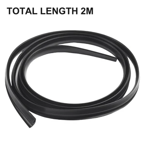 Sealing strip for car front windshield, 2m, type H, car windshield garnision, sunroof, black rubber, automotive accessories 11 Main Sales Sun Rubber - №4