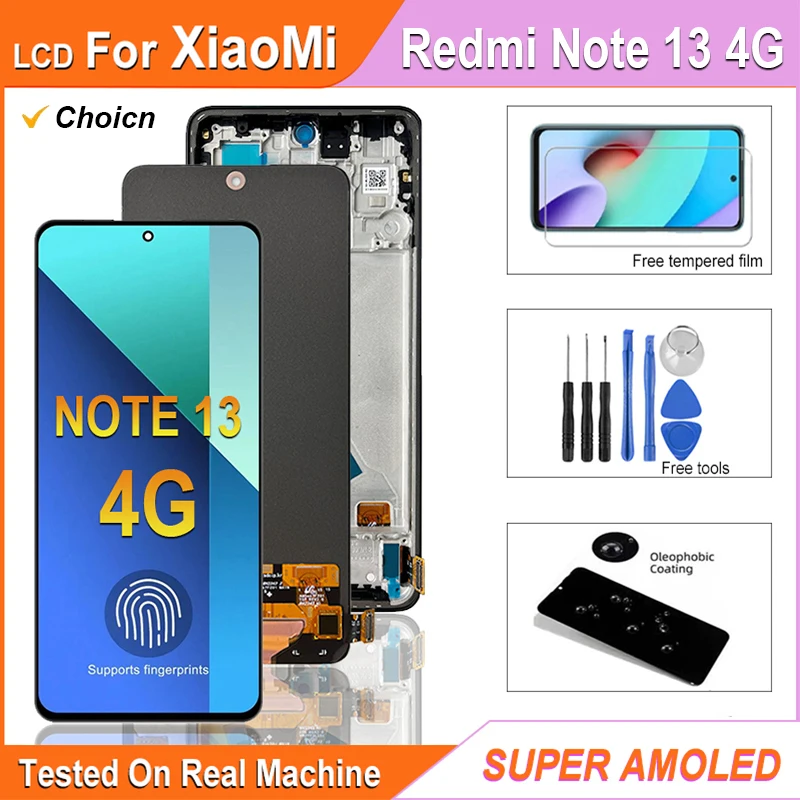 super-amoled-lcd-for-redmi-note-13-4g-lcd-display-touch-screen-digitizer-assembly-for-xiaomi-redmi-23129raa4g-23124ra7eo-lcd
