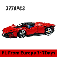 Supercar Building Blocks 3778Pcs Moc Compatible 42143 Car Model Bricks for Adult Kids Gifts Toys Blocks Car Model Christmas Gift