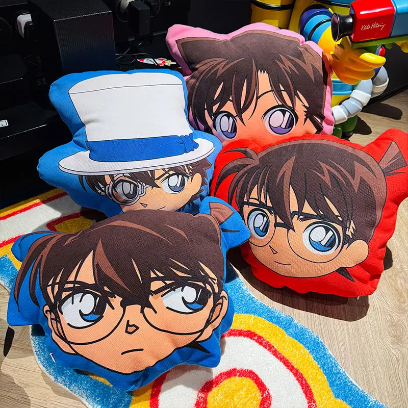 Detective Conan Xiaolan Haibara Ai doll cute alien figure pillow cushion bed sleeping doll decoration creative cartoon home