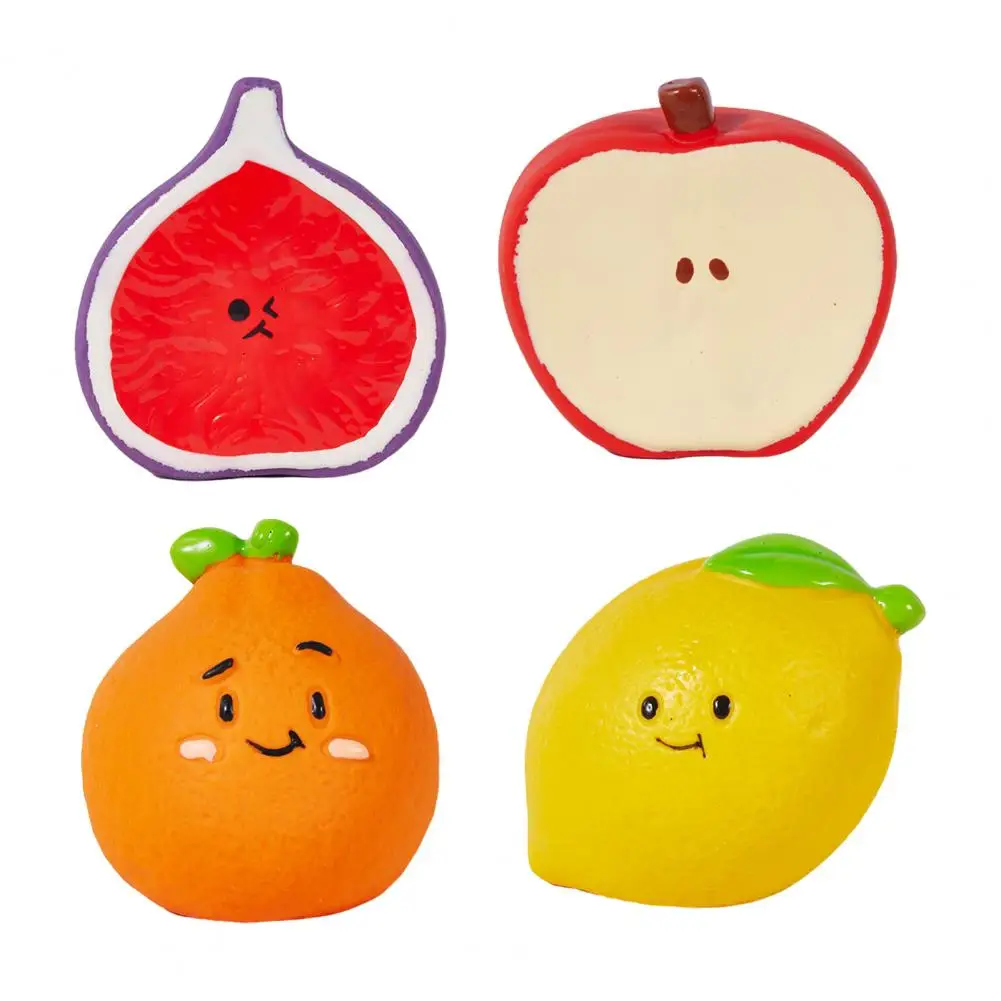 

Cute Fruit Shape Dog Chew Toy Soft Latex Bite Resistant Cleaning Dental Care Sound Making Interactive Entertainment Dog Toy