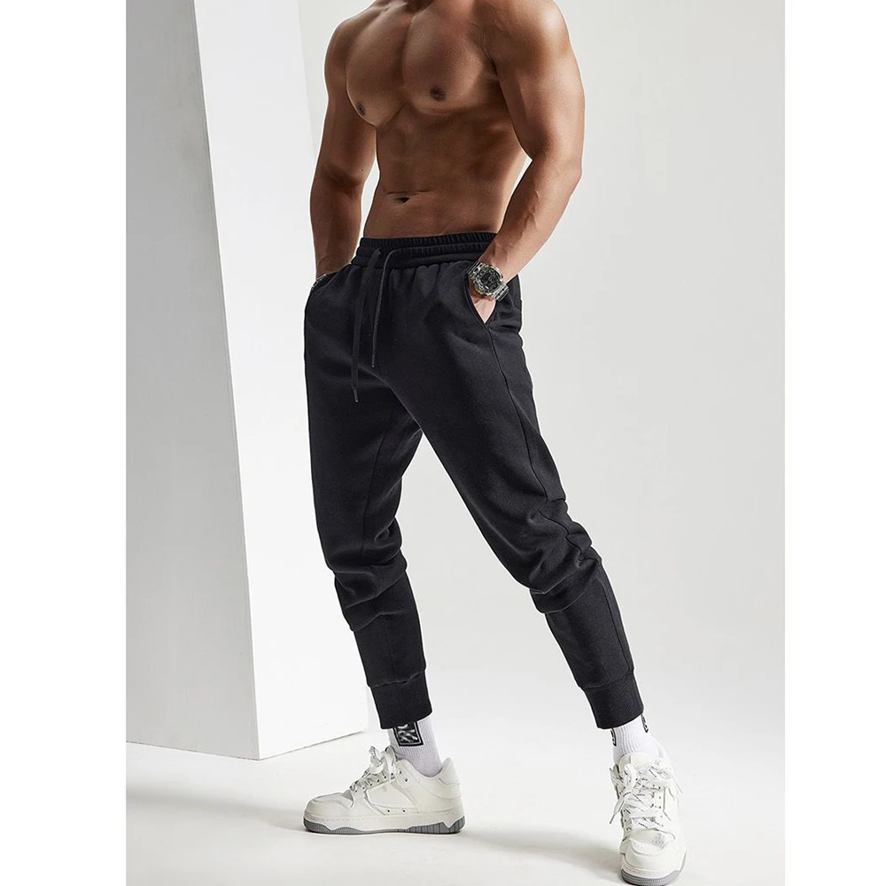 Sweatpants Men's Invisible Open Crotch Outdoor Sex Fitness Casual Running Pants Threaded Solid Color Exoticism Training Pants