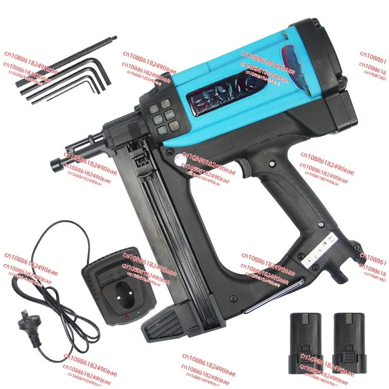 GSR40 Pneumatic Nail Gun 7. 2V Lithium Battery Electric Nail Gun Air Stapler Pneumatic Tools for Frame and Trunking 110-220V