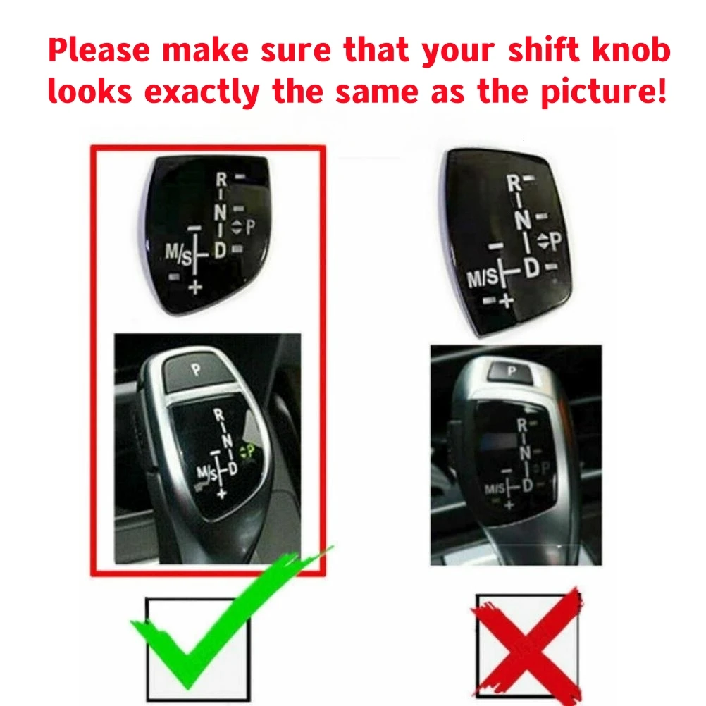 Car Trucks Gear Shift Knob Panel Sticker Cover Parts Set For BMW X1 X3 X5 X6 M3 M5 F01 F10 Interior Accessories Trim Decoration