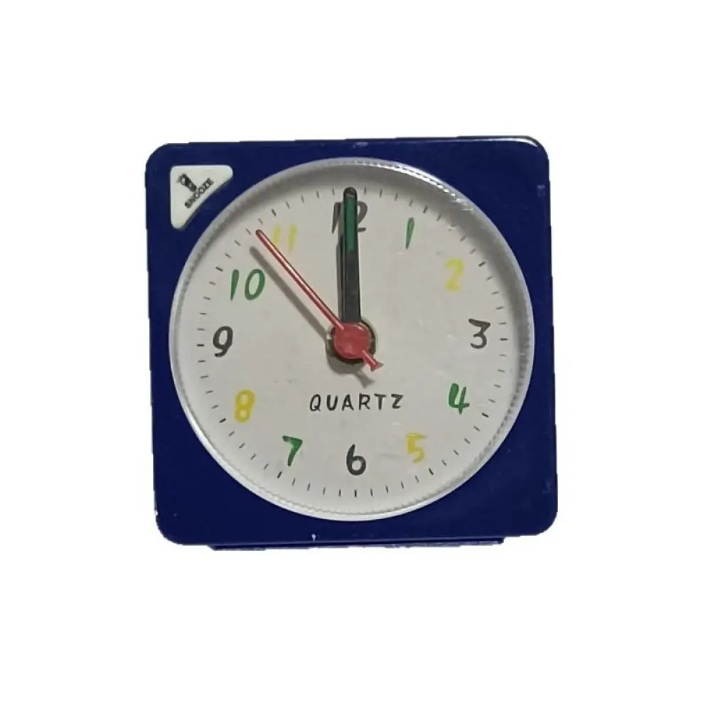 Portable Silent Desktop Alarm Clock For Emoyo Battery Operated Small Square Bed Timer Pointer Display Minimalist Student Office