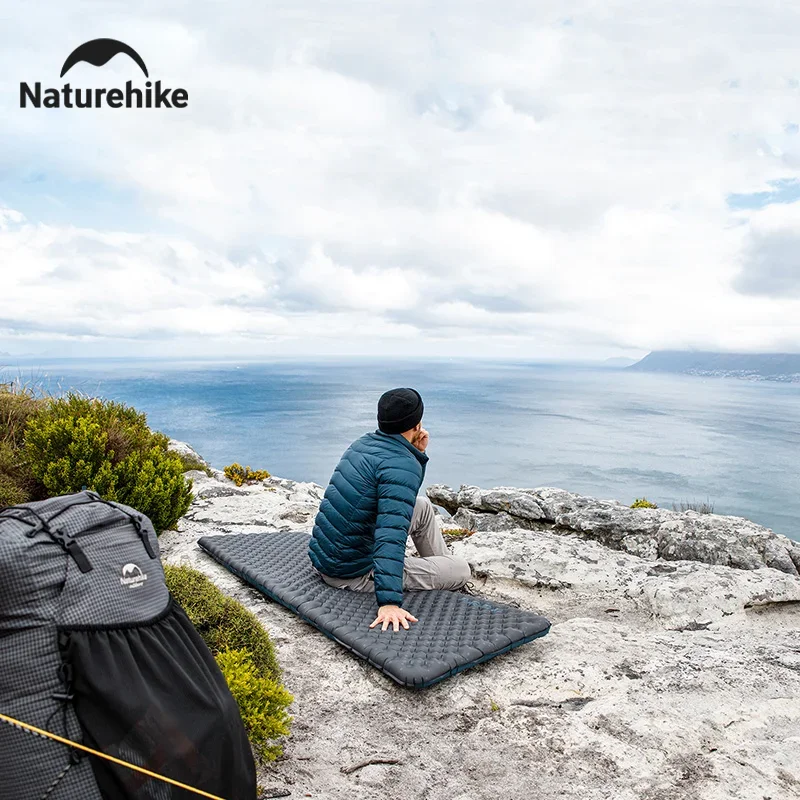 Naturehike Inflatable Mattress R3.2 R3.5 Air Bed Outdoor Camping Travel Ultralight Portable Moisture-proof Mat Sleeping Pad
