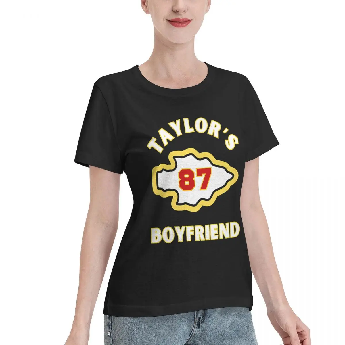 Reliable Item Taylors Boyfriend Women's T-shirt Punk Sport Casual Top