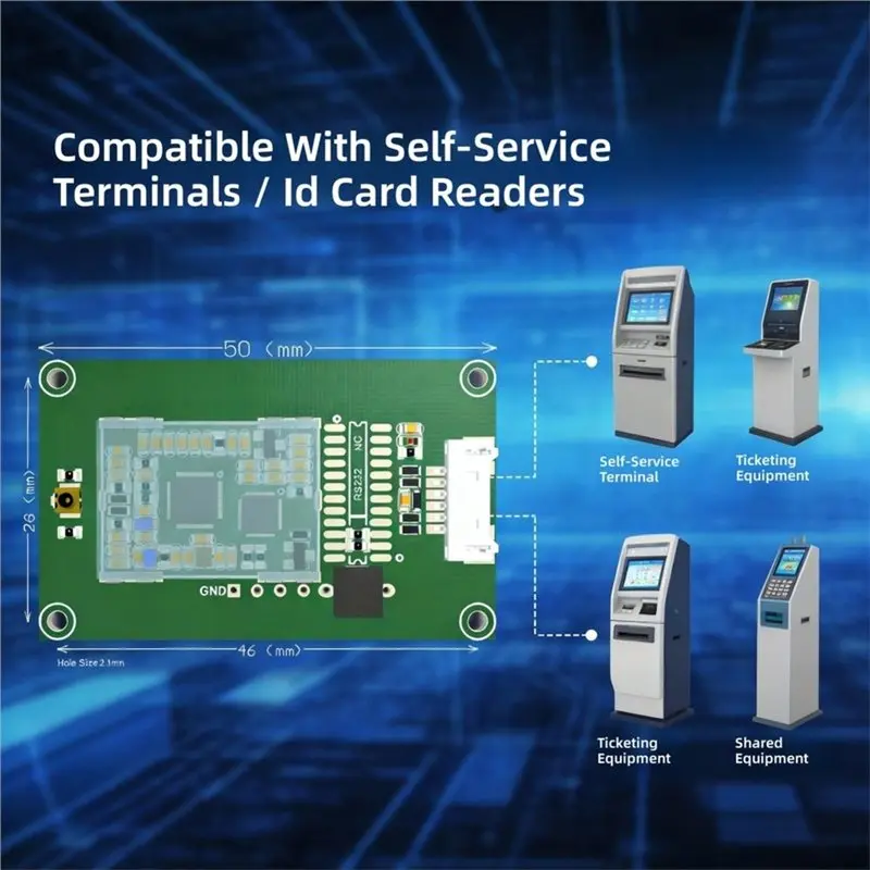 B23-5030 RFID Module Smart Inductive Multi-Protocol Dual Interface USB& Serial Port Reader