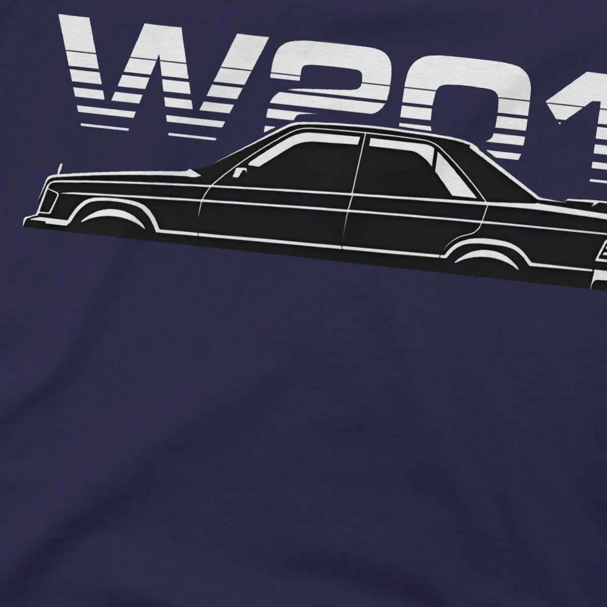 تي شيرت رجالي بأكمام قصيرة ، ملابس برقبة دائرية ، فكرة هدية ، رائع ، قطن ، DTM ، W201 ، 190E