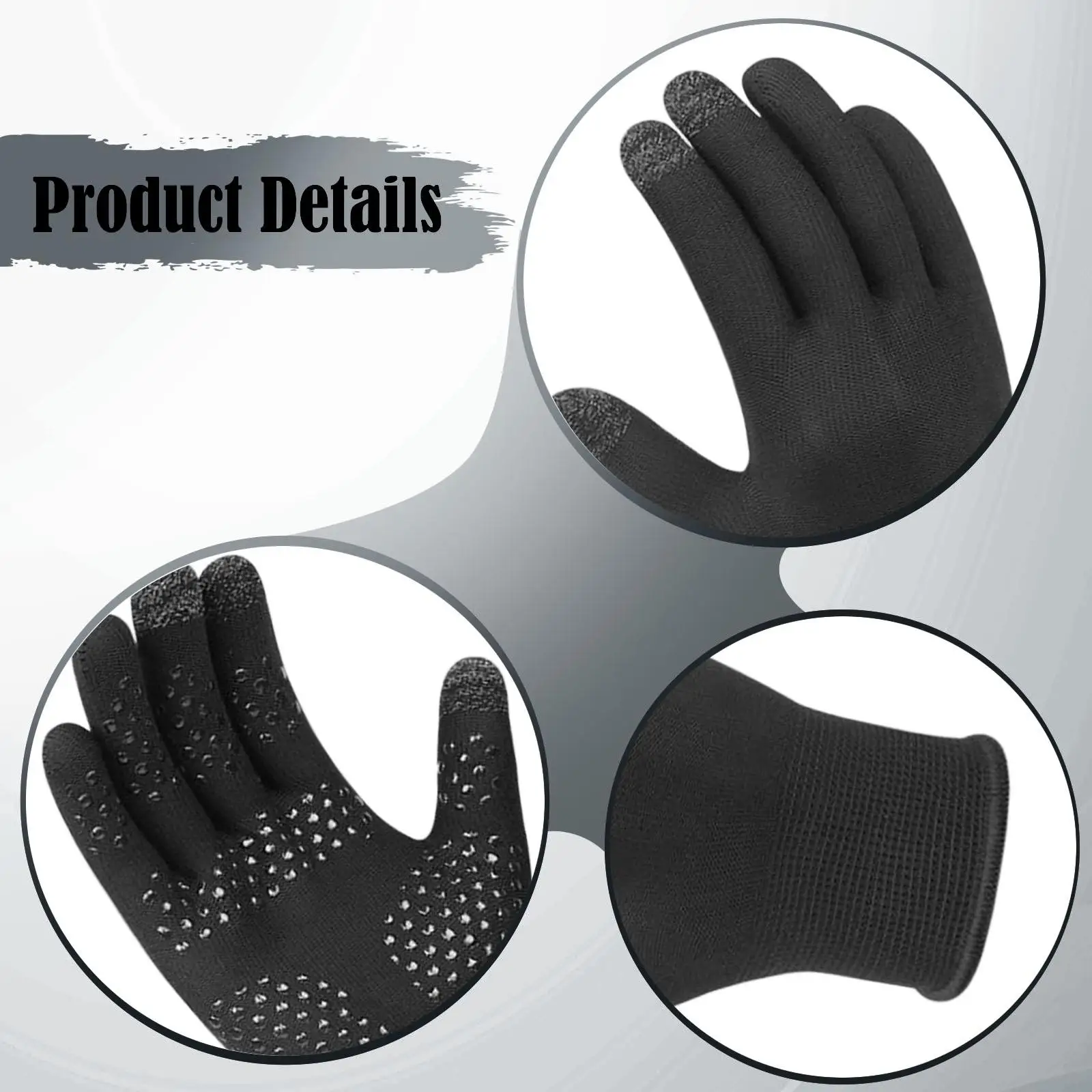 

Winter Touchscreen Gloves Climbing Gloves Protective Comfortable Breathable Non Slip Multipurpose Cycling Mittens for Outdoor