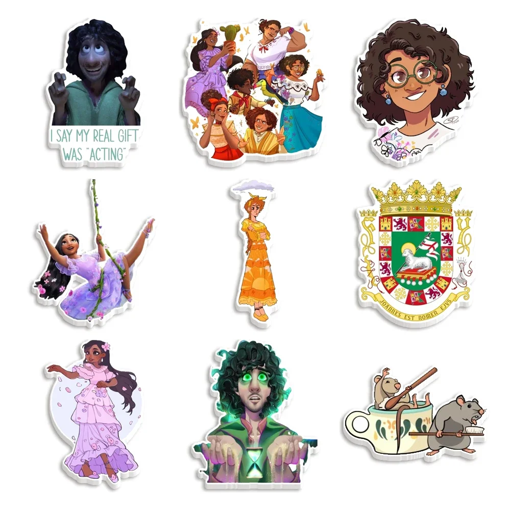 30pcs/lots encanto disney flatback multi méret Imprimé kelme Sima Fagyanta DIY kézműves Anyagellátás Kézműves ipar dekor Eszközök