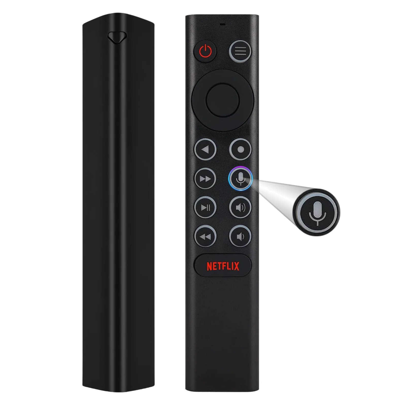 Control remoto por voz para NVIDIA Shield TV, TV Pro, TV Cube /2015/2017/2019, todos los modelos (con retroiluminación)