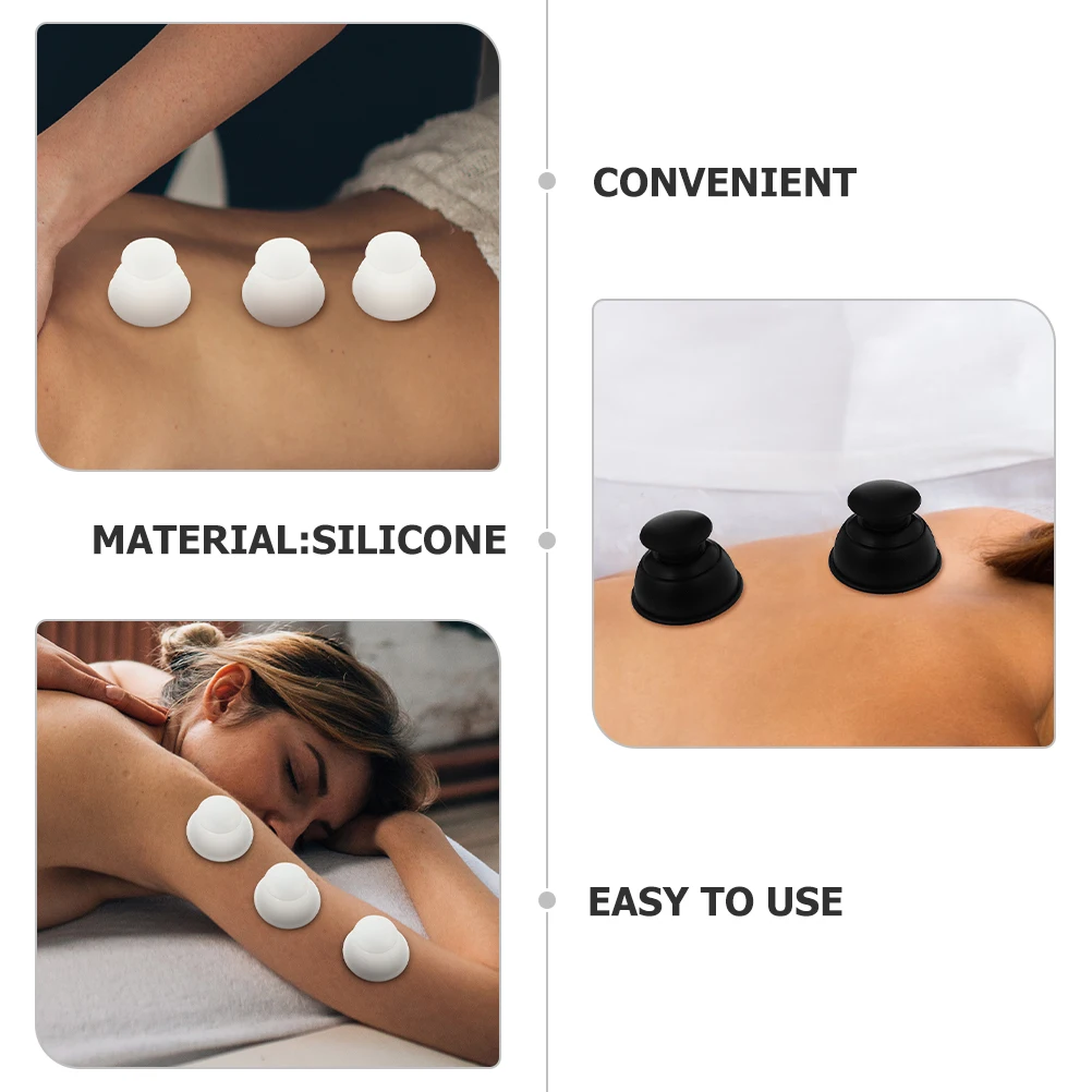 

4 pcs Vacuum Cupping Set Silicone Body Massager For Muscle Relaxation Blood Circulation Cupping Massage Kit Anti Cellulite