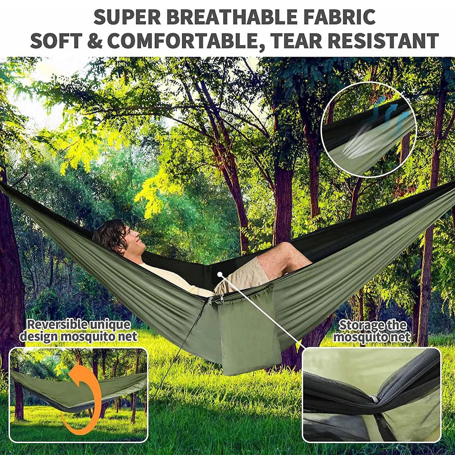 Camping Shelters Canopy Sunshade Double Bed Sitting Hammocks With Bug Mosquitos Nets And Xlrain Cover Transparent For Hammocks