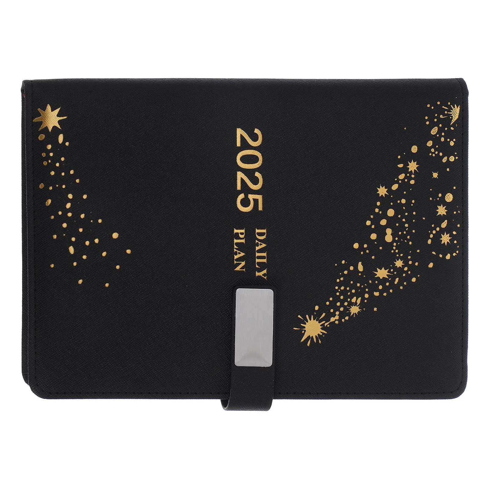 2025 Daily Planner A5 English Yearly Journal with Lock Key Privacy Feature Thick Paper Schedule Planner for Students