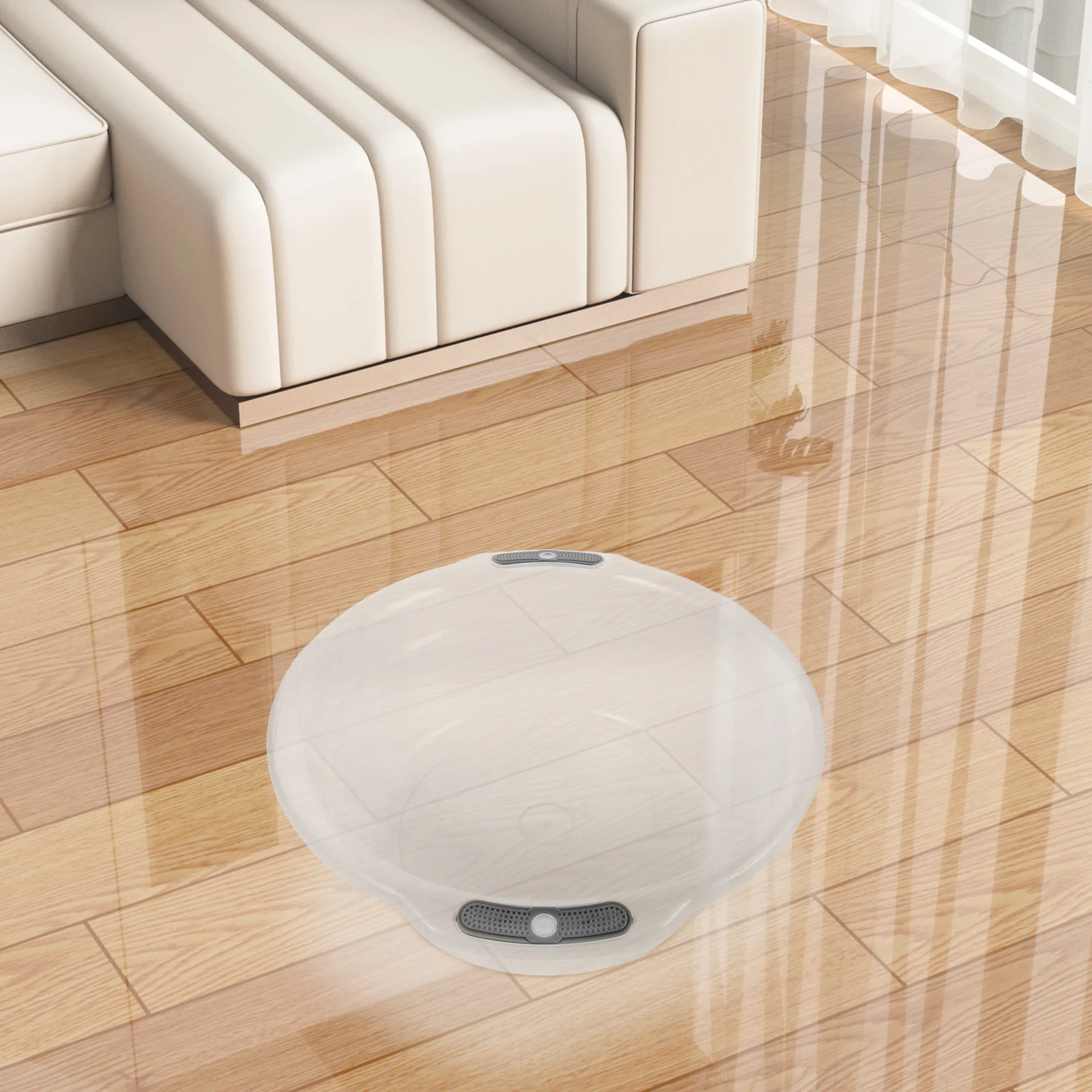 Hand Wash Foot Basin Clear Round Plastic Tub Large Capacity For Laundry Soaking Vegetable Pet Bathing Transparent Bucket