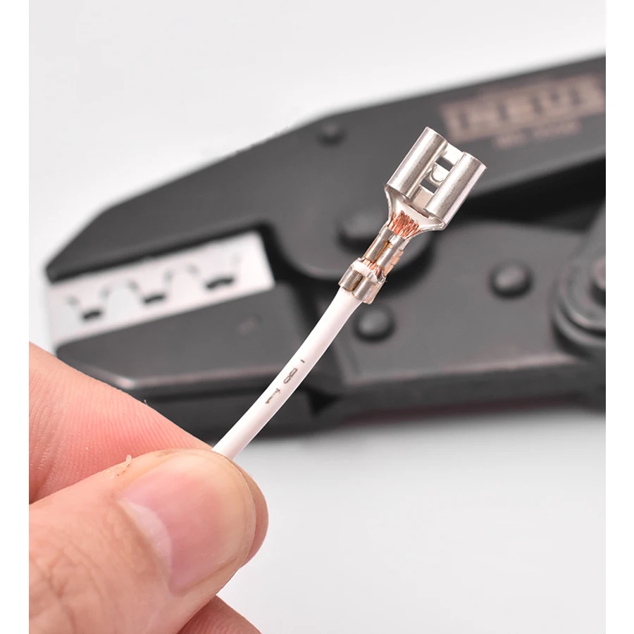 INBUS Wire Crimper Set Ratcheting Crimping Pliers Terminals with Tool Box Electrical Clamp Tools IBS-3550 SET