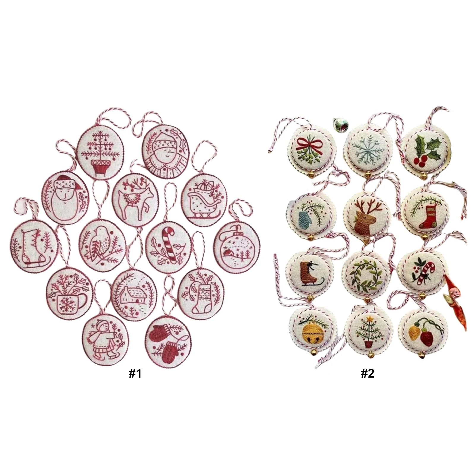 Christmas Embroidery Kit Multi - Embroidery Xmas Ornaments review and price