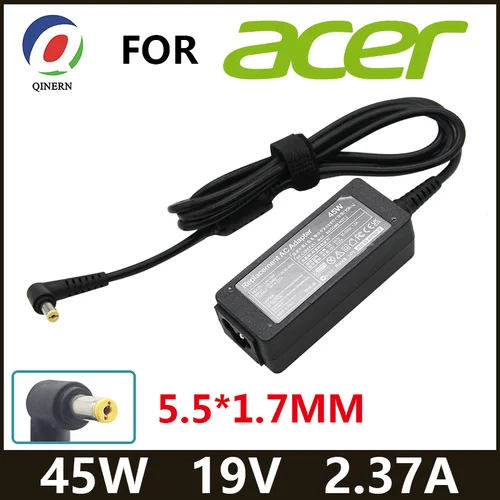19V 2.37A 45W 5,5*1,7 MM cargador adaptador para portátil para Acer Aspire 3 A314-31 A515-51-3509 E5-573-516D serie fuente de alimentación para portátil